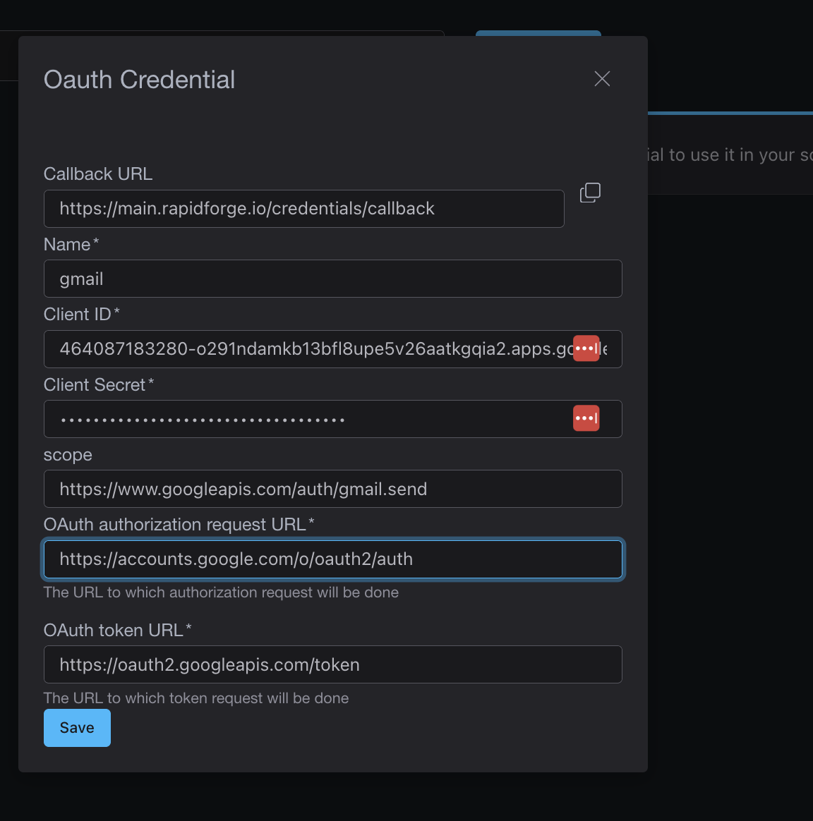 Oauth Credential